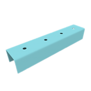 Internal Channel Coupler 41mm x 41mm BZP